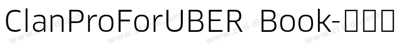 ClanProForUBER Book字体转换